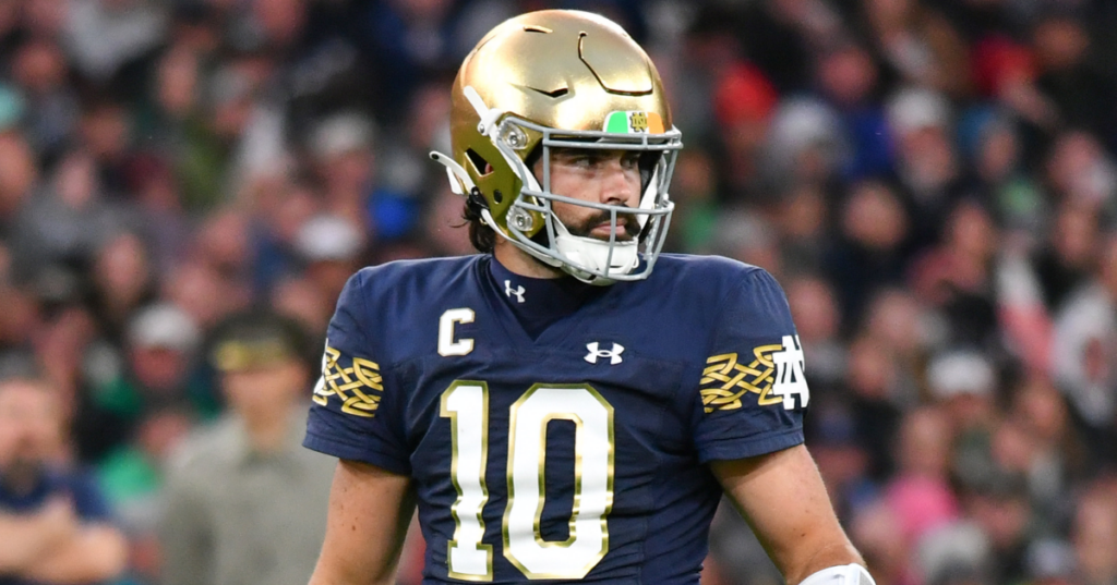 Notre Dame quarterback Sam Hartman will aim to redeem himself against NC State after throwing a combined six interceptions in the past two meetings vs. the Wolfpack