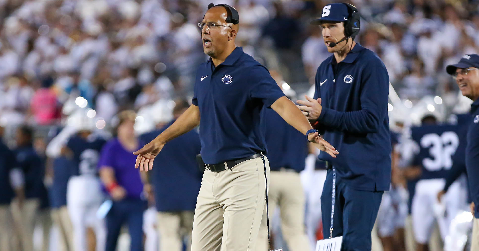 Penn State head coach James Franklin