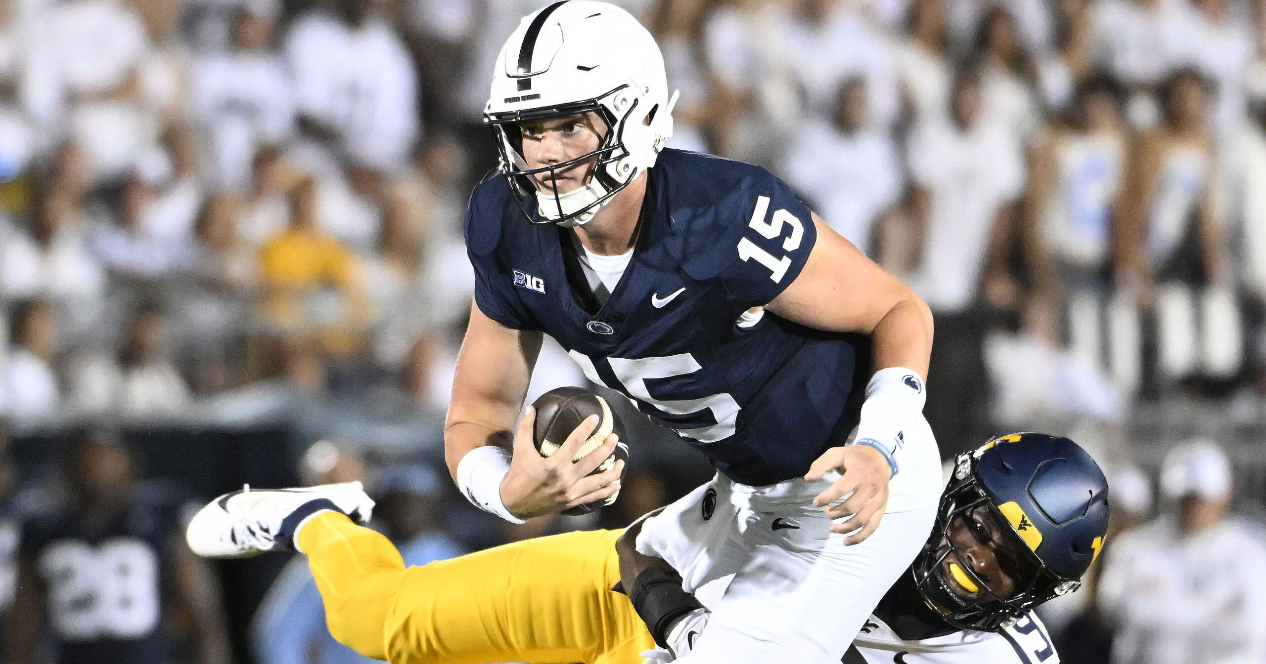 Garrett Greene leads the offensive PFF grades vs Penn State - Blue