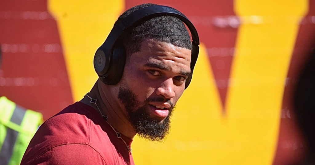 USC Trojans quarterback Caleb Williams ahead of a game against the San José State Spartans