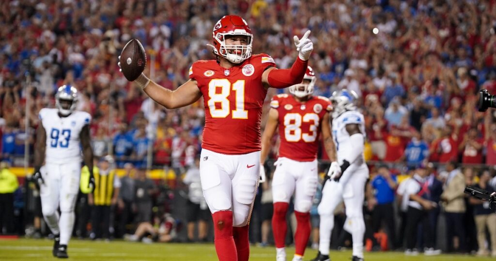 Chiefs Patrick Mahomes spoke about Travis Kelce's absence on Thursday