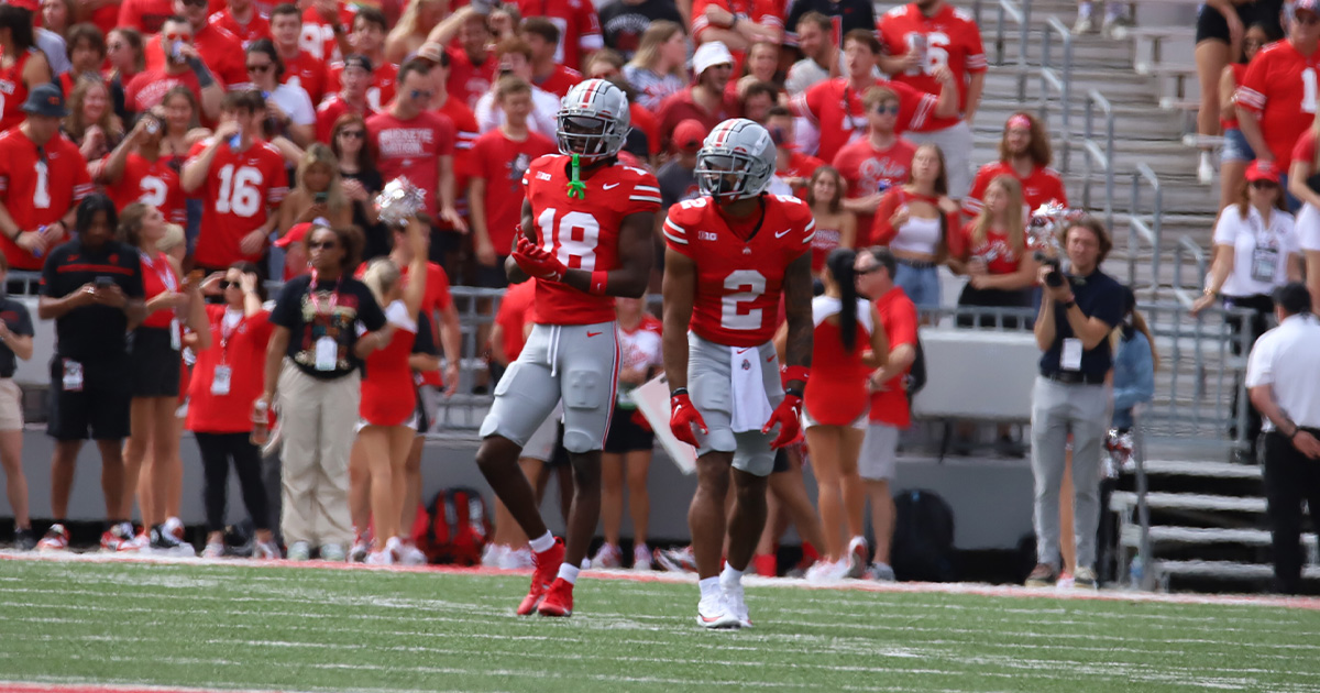 Which former Ohio State wide receiver has the highest ceiling, and