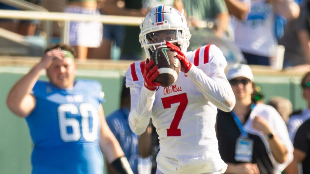 No. 20 Ole Miss scores 20 straight in 37-20 win over No. 24 Tulane