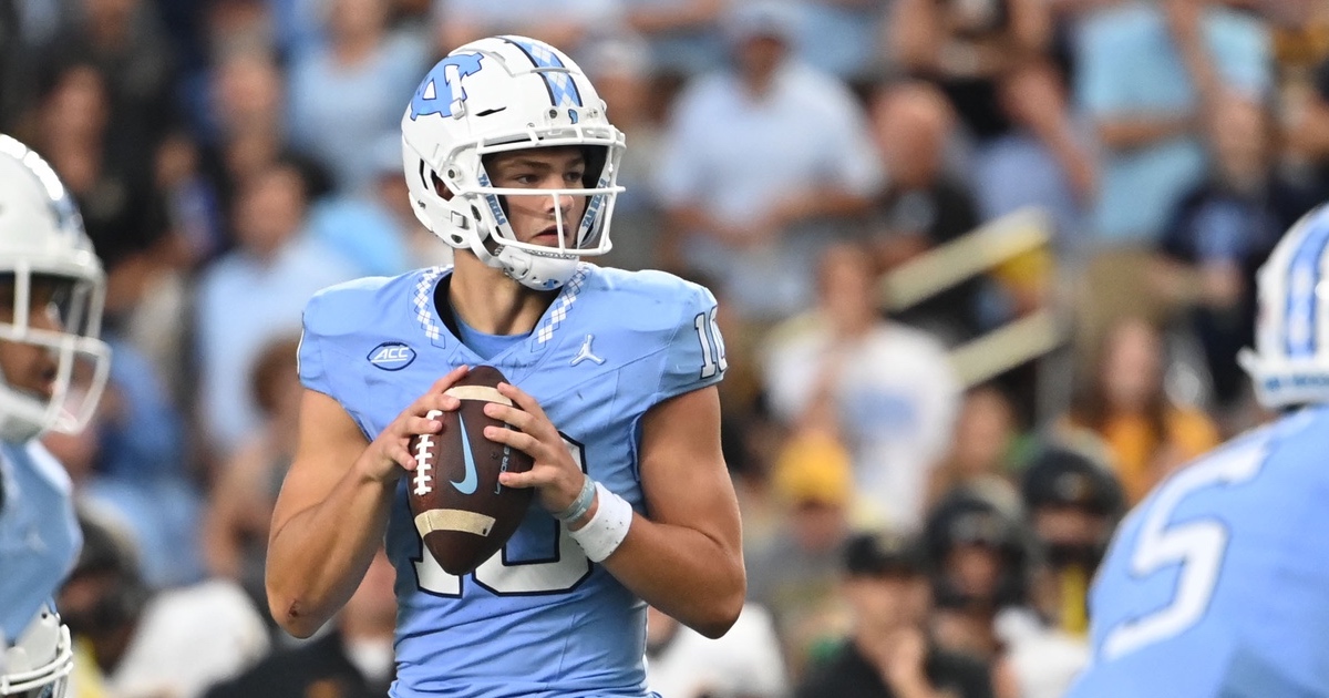 Drake Maye analyzes how Tez Walker's transition back into UNC offense has gone