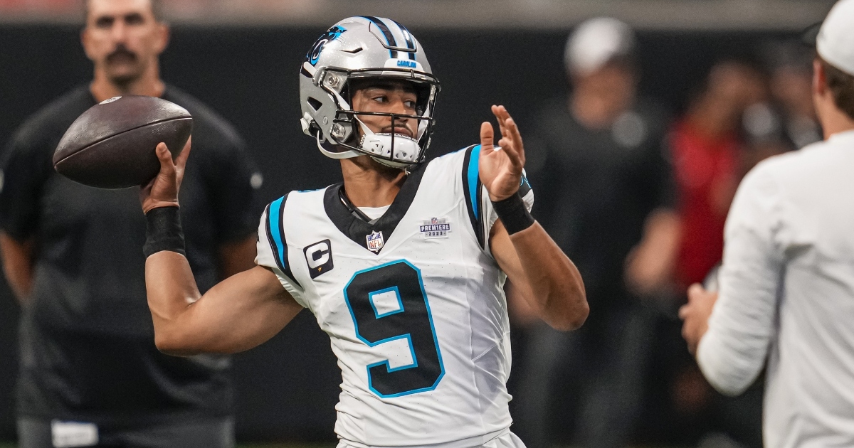 Carolina Panthers' Bryce Young throws first NFL touchdown pass