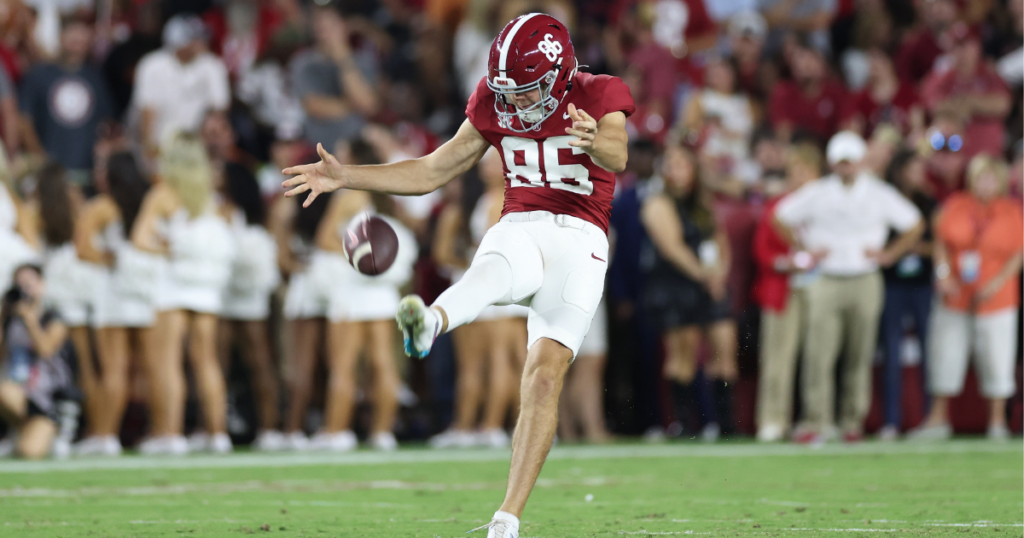 Alabama punter James Burnip