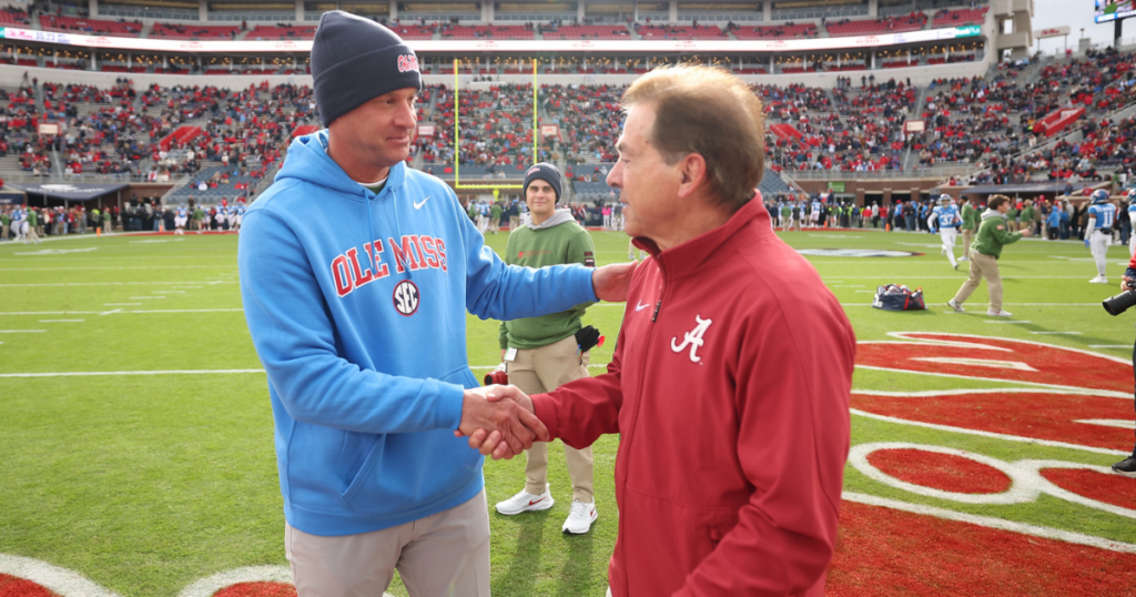 Alabama coach Nick Saban, Lane Kiffin-SEC