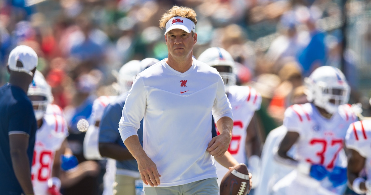 Lane Kiffin Admits He Is 'highly Concerned' About Ole Miss' Running ...