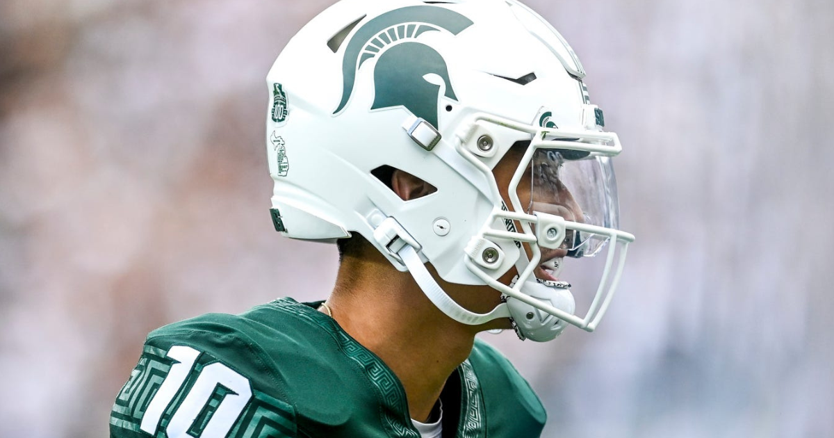 Snap counts, PFF grades: Noah Kim grades out well in first start as  Michigan State QB 