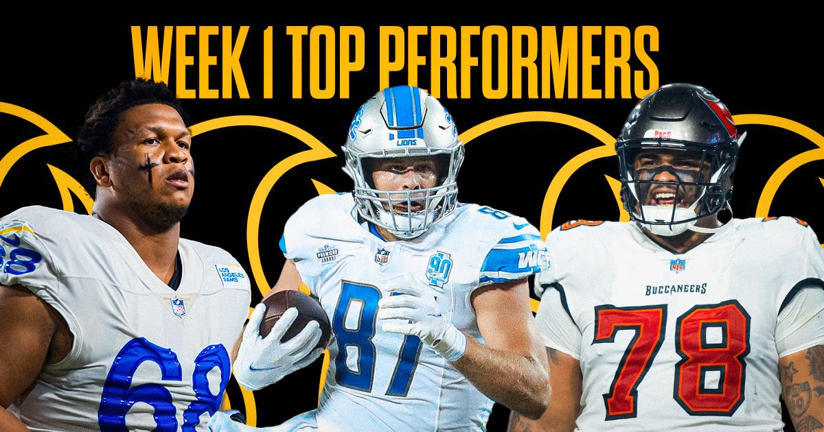 T.J. Hockenson tops the Lions' Pro Football Focus grades from Week 4