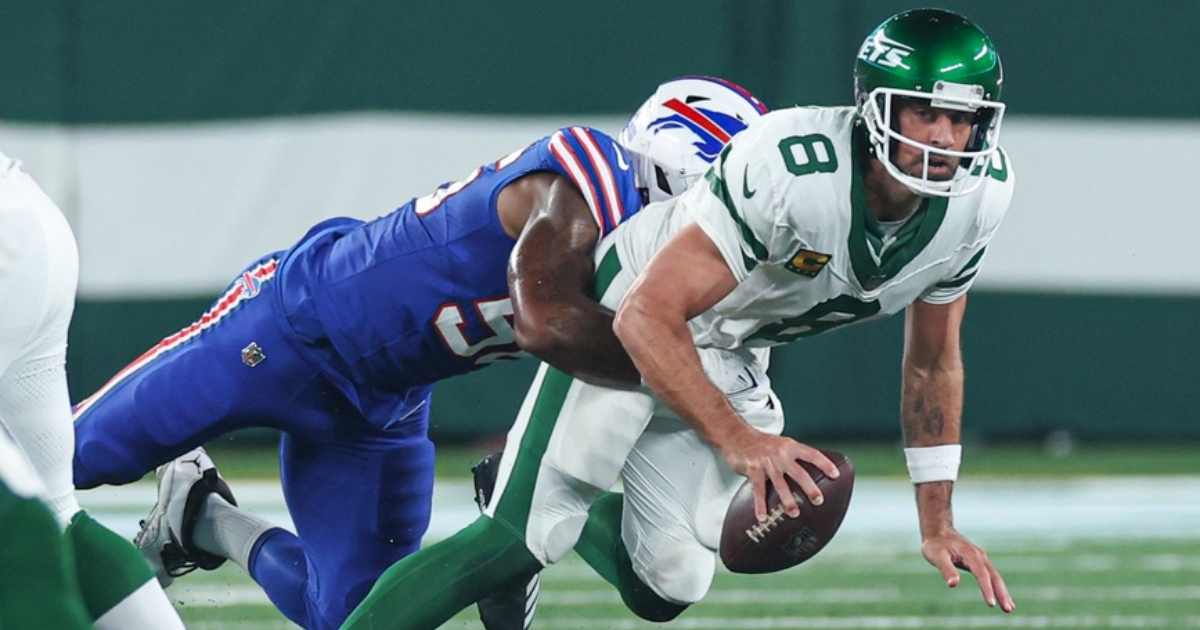 New York Jets 22-16 Buffalo Bills LIVE RESULT: MRI reveals Aaron Rodgers  has torn Achilles & quarterback out for season