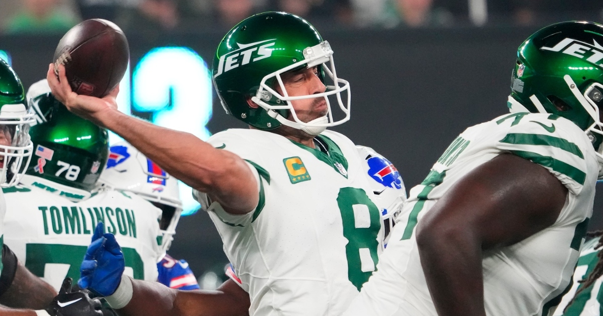 Aaron Rodgers injures Achilles, New York Jets beat Buffalo Bills in overtime