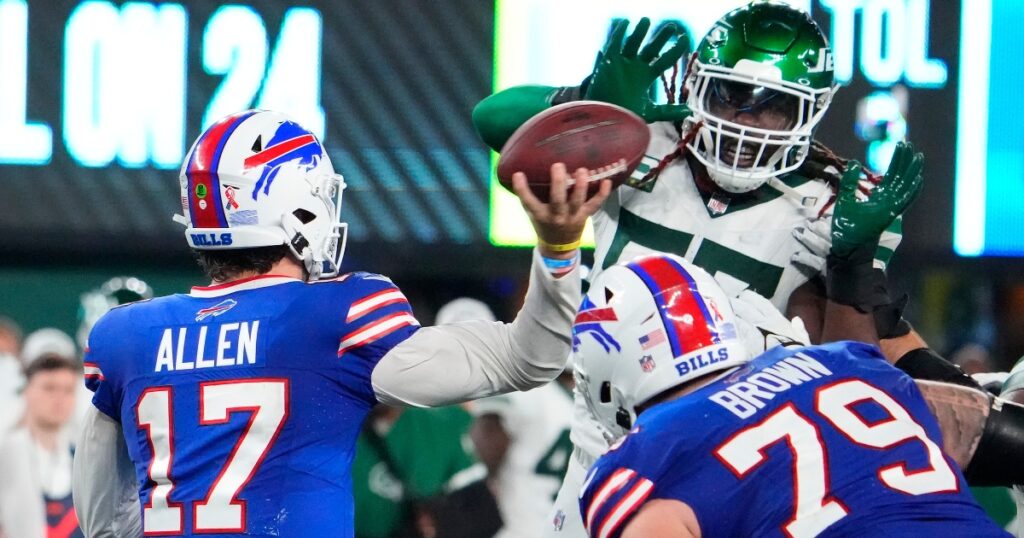 Jets' Jordan Whitehead's 3 INTs vs Bills got him a huge 2023 bonus