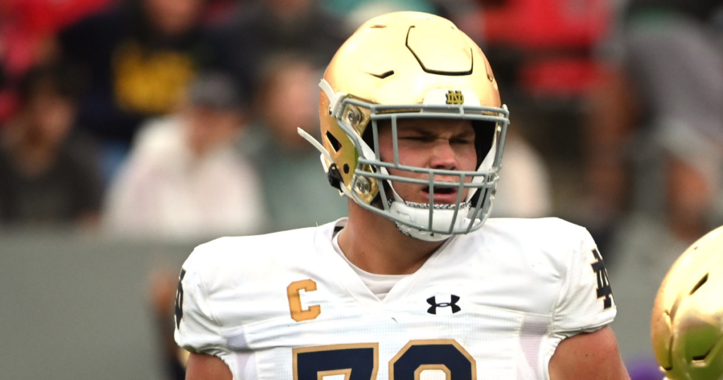 Notre Dame football joe Alt NFL Draft