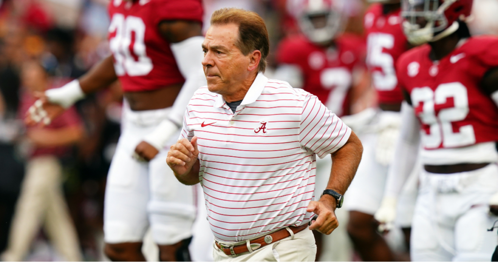 Alabama coach Nick Saban