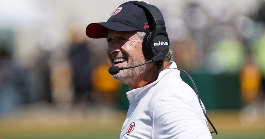 Utah head coach Kyle Whittingham