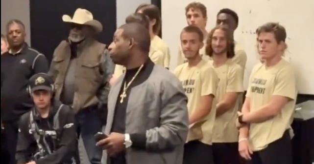 Deion Sanders Gifts Colorado Buffaloes With Signature Sunglasses