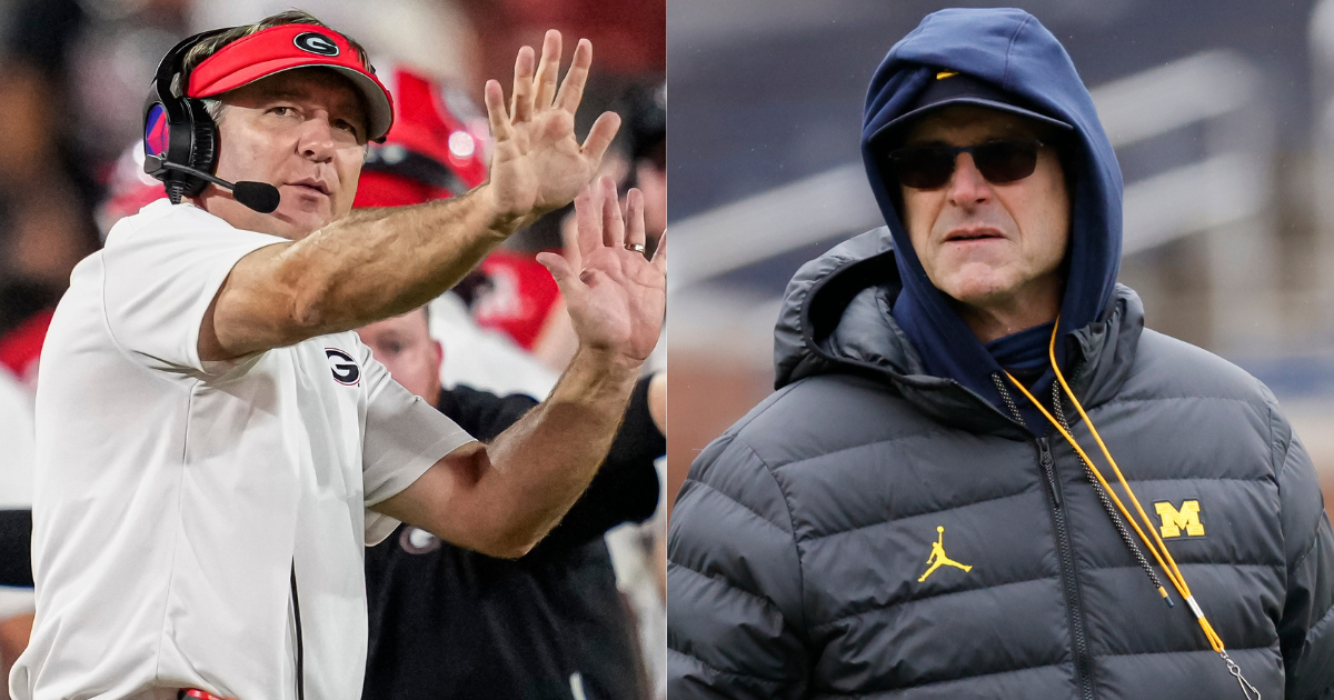 Jim Harbaugh shares advice Kirby Smart gave him for national title