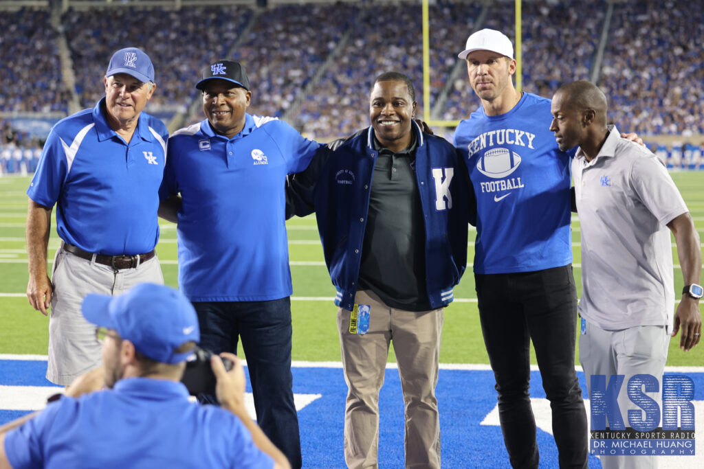Ray Barga, Oliver White, Tim Couch, JoJo Kemp, Dougie Allen - Photo by Dr. Micheal Huang | Kentucky Sports Radio