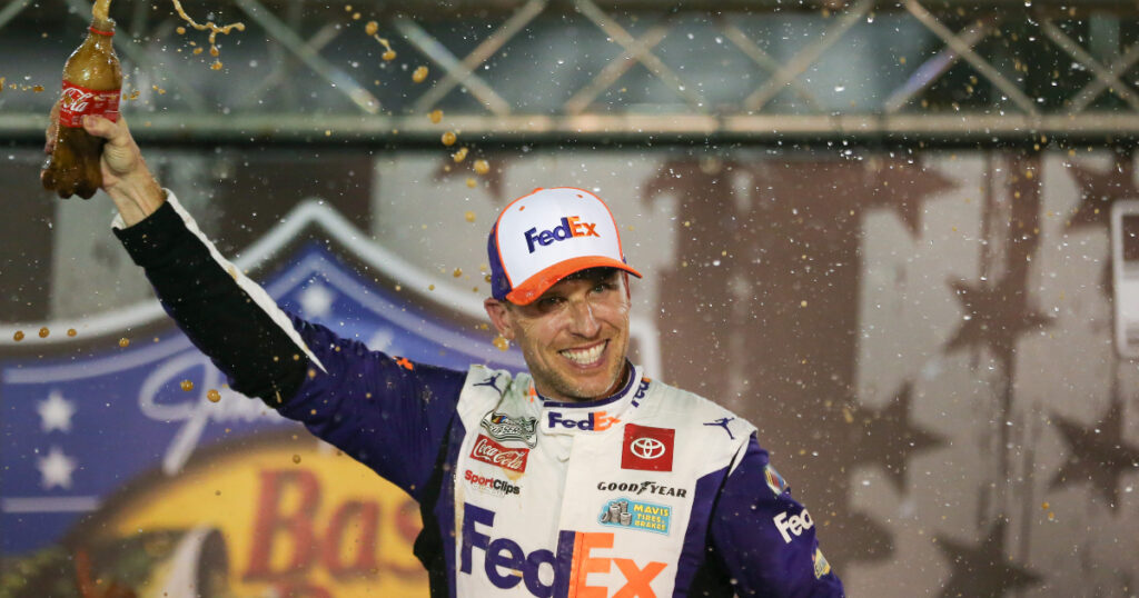 Denny Hamlin Bristol win