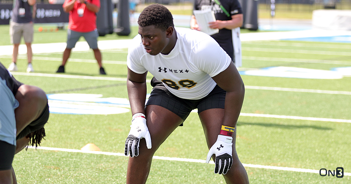 Michael Fasusi returned to Texas and the 2025 4-star OT's interest  continues to rise in the Longhorns - On3