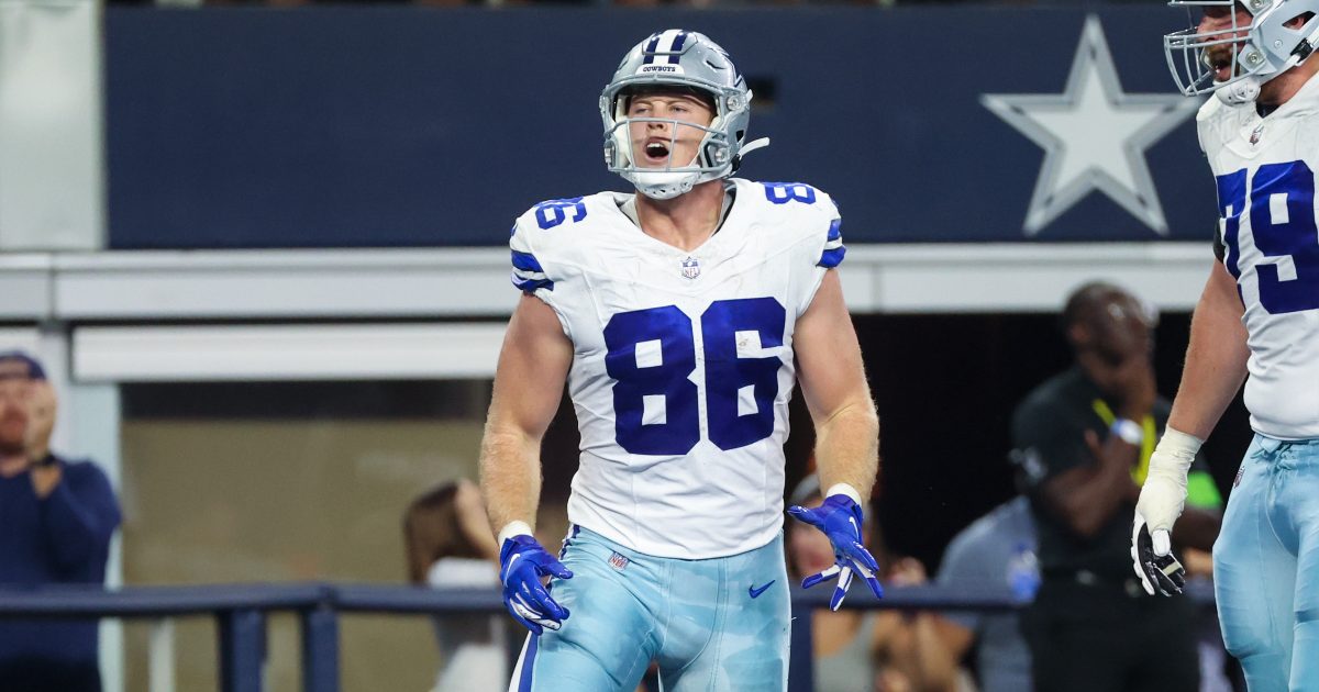 PFN Exclusive: Why Dallas Cowboys TE Luke Schoonmaker's First Touchdown  Ball Could Be the First of Many