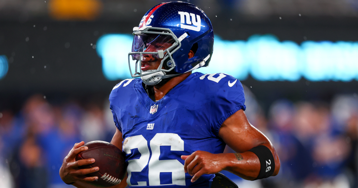 New York Giants running back Saquon Barkley says he has a high