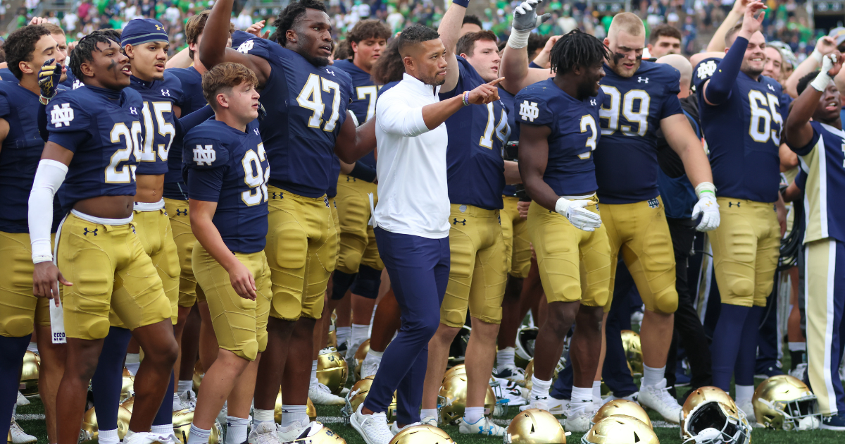Marcus Freeman Announces That Notre Dame Will Wear Green Jersey vs