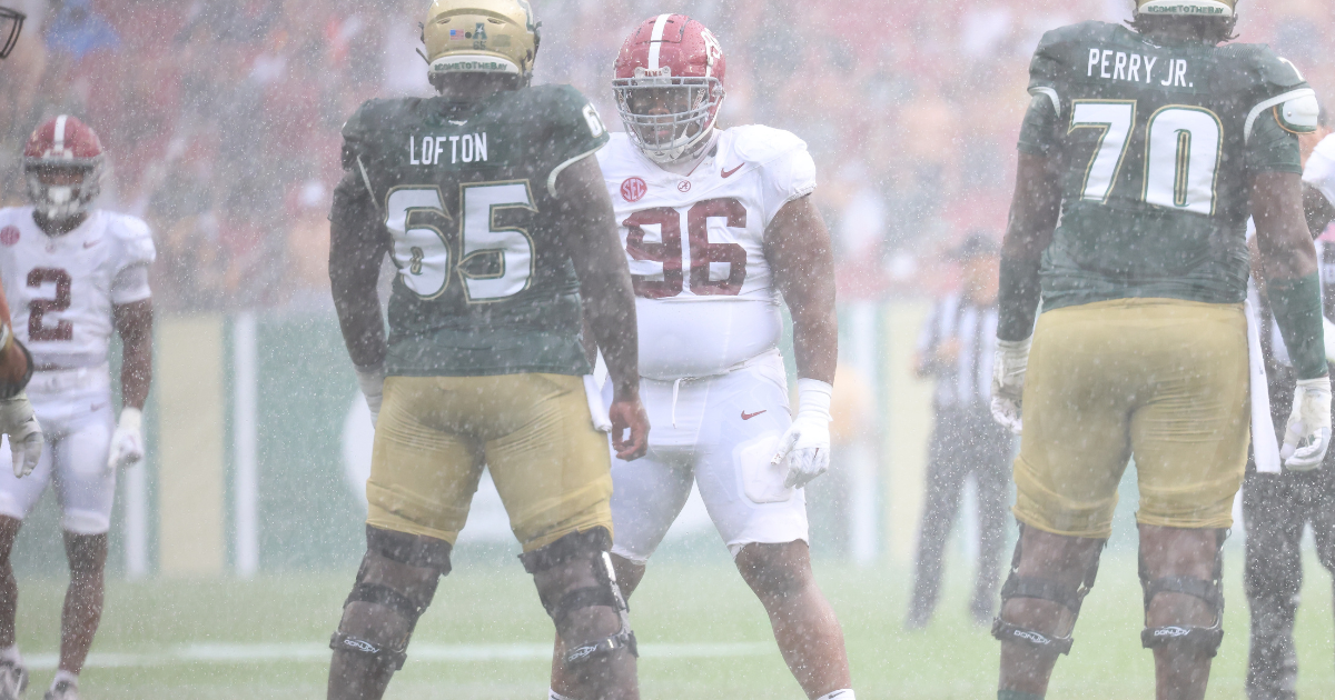 Snap count observations from Alabama's win vs. USF (Defense)