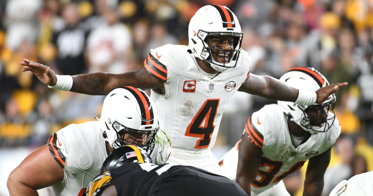 NFL hits Browns QB Deshaun Watson with 3 fines for his game against Steelers