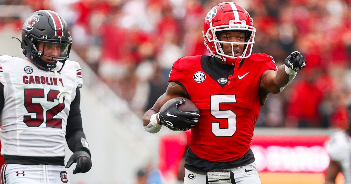 Georgia WR Rara Thomas suspended indefinitely after arrest on multiple charges