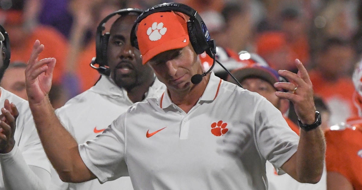 Dabo Swinney believes Clemson needed to lose games to get rid of ...