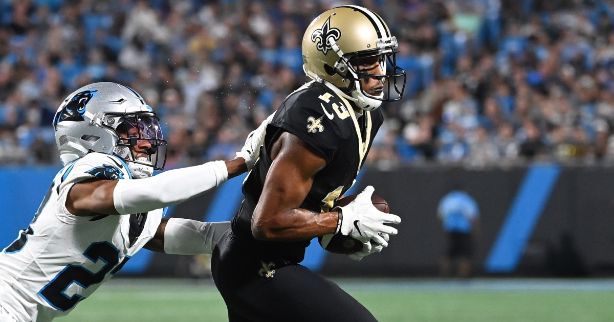 Panthers DL Derrick Brown, Saints WR Michael Brown separated in