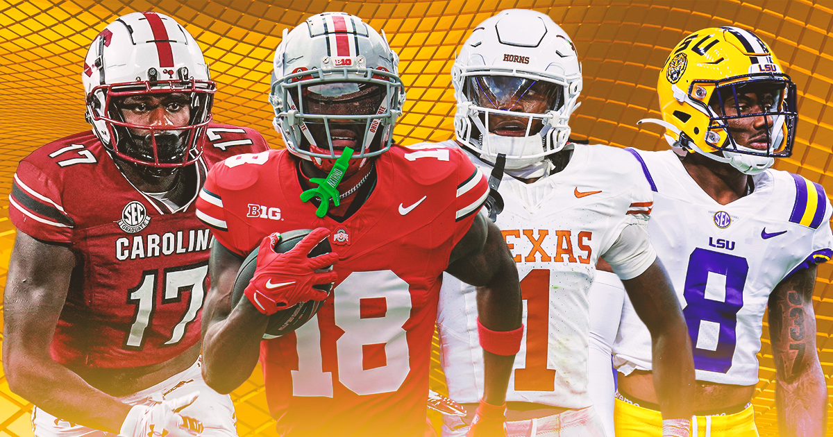 Top 25 wide receiver rankings entering Week 4 of college football