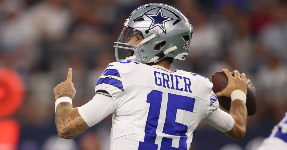 Will Grier scores 4 TDs in final game with the Cowboys