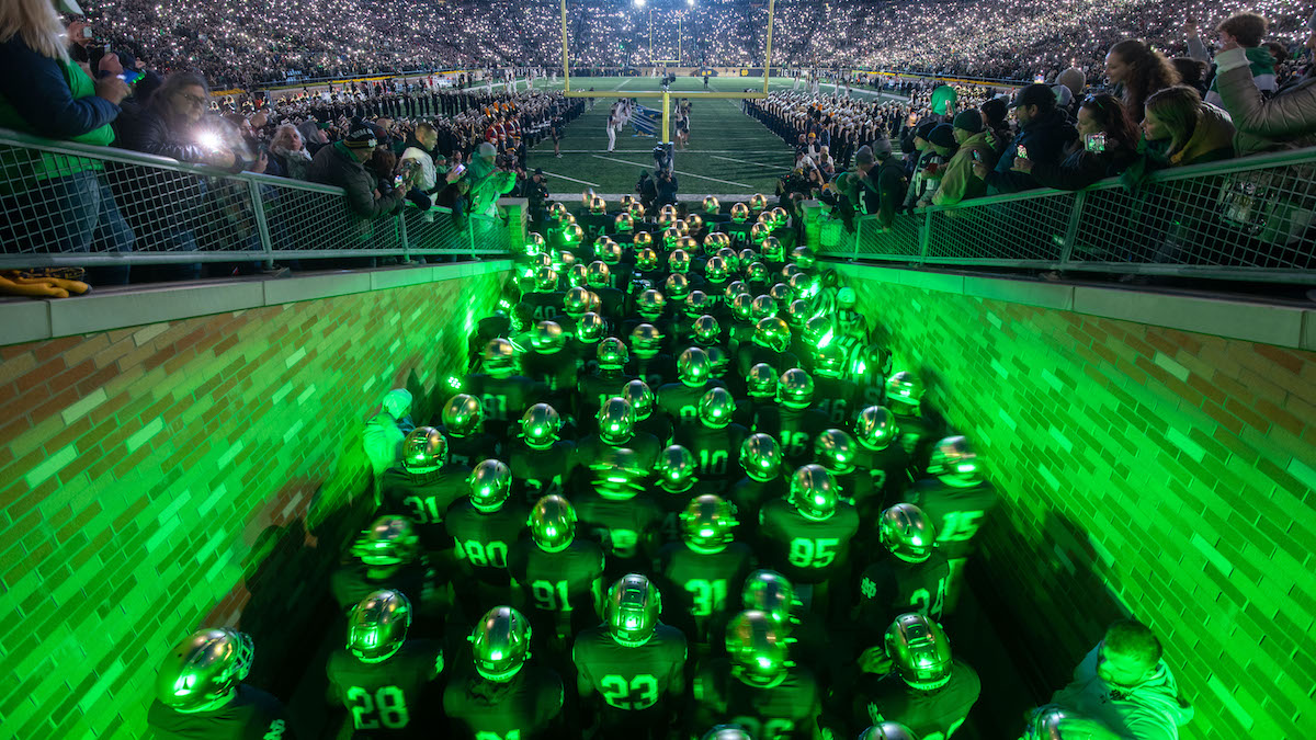 Touch The Grass: Mike Golic Jr. Mike Golic Jr. played football at Notre  Dame University and went undrafted as a free agent in the NFL. He wanted to  stay