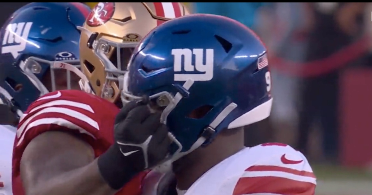 49ers tackle Trent Williams swings on Giants DT A'Shawn Robinson on TNF