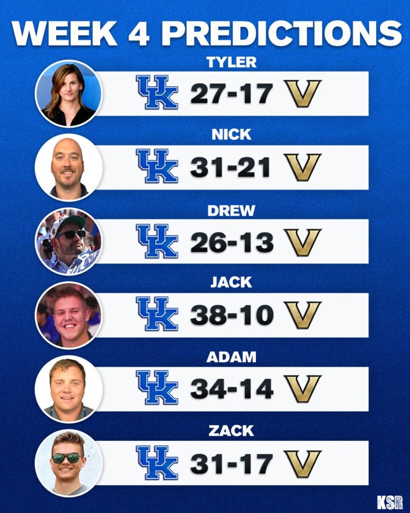 Kentucky vs. Vanderbilt: KSR Staff Predictions