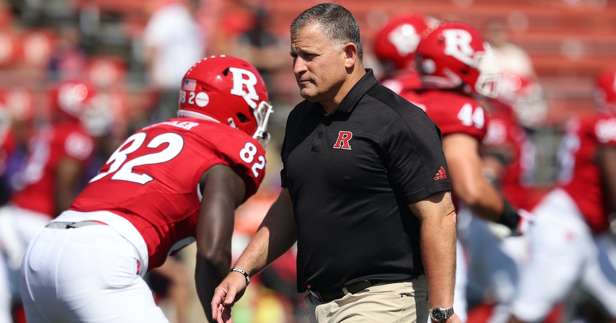 Greg Schiano on trailing 14-7 to Michigan at halftime: 'Just gotta keep  playing' - On3