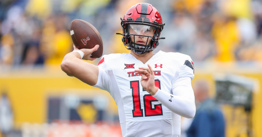 Texas Tech quarterback Tyler Shough carted off with injury against West Virginia