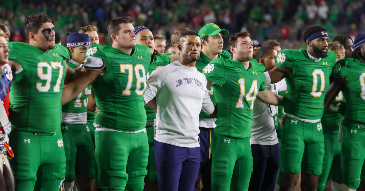 WATCH Hyde and Singer react to Notre Dame’s initial CFP ranking
