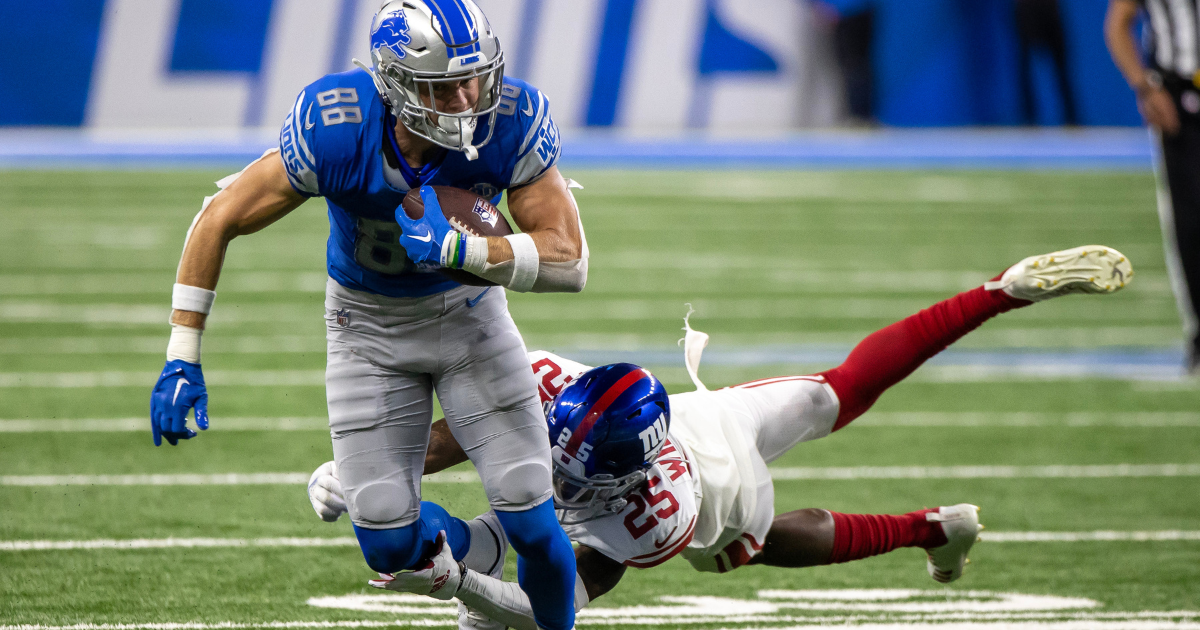 Lions signing tight end from their practice squad ahead of trip to Green  Bay 