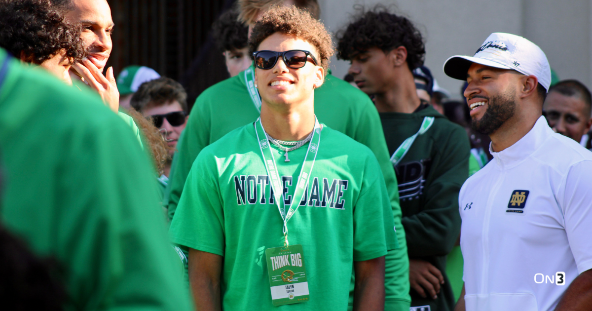 2025 WR Talyn Taylor recaps first Notre Dame game day visit