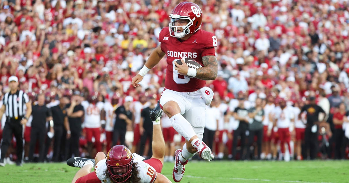 OU QB Dillon Gabriel playing with swagger heading into OU-Texas