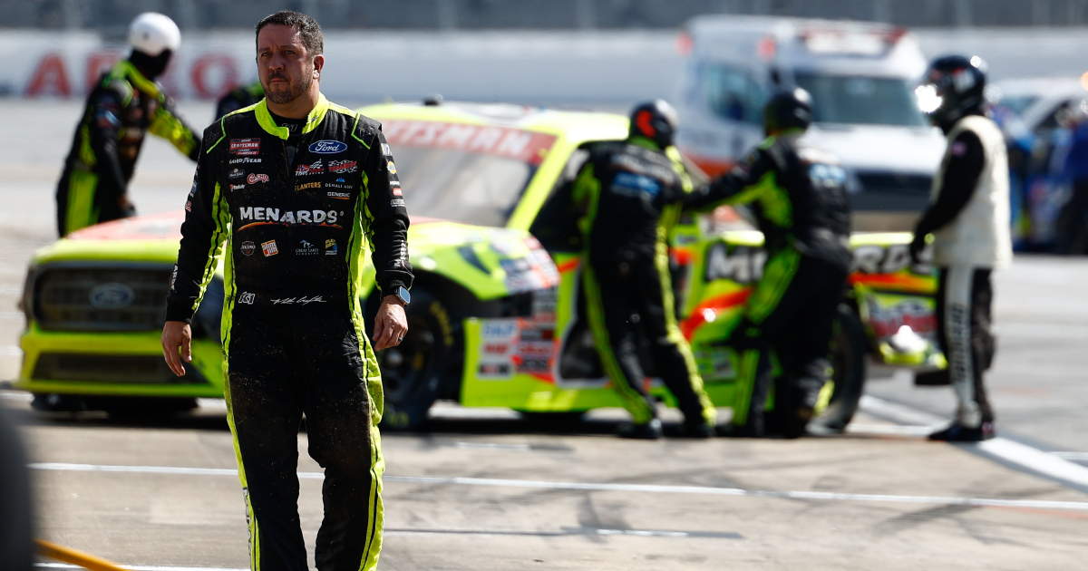 Matt Crafton denies 'sucker punch' allegations after Nick Sanchez fight at Talladega