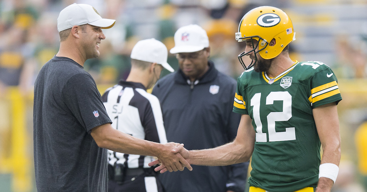 Aaron Rodgers thinks Ben Roethlisberger could successfully call plays as an  OC