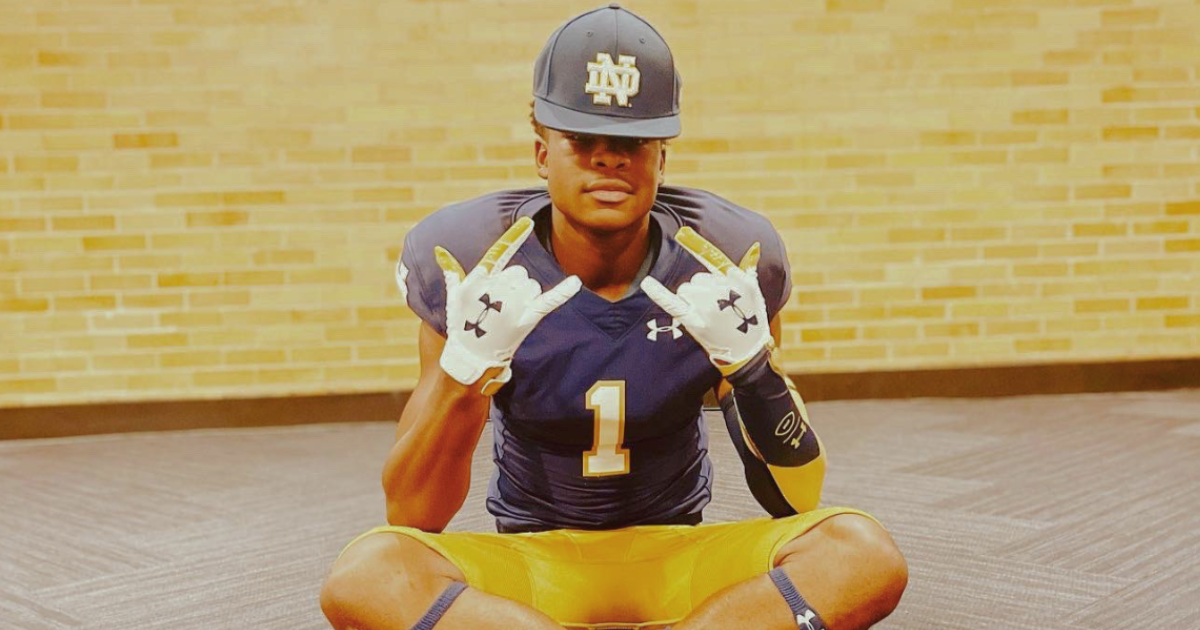 2025 WR schedules first Notre Dame visit since June 2022