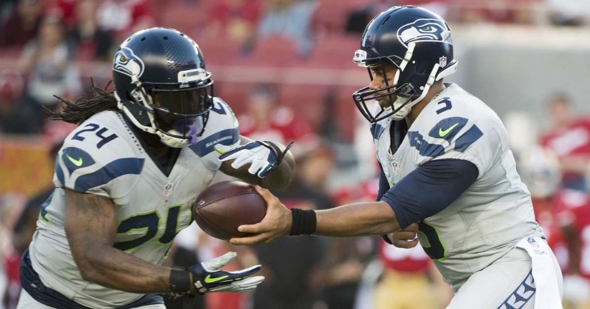 In Russell Wilson's return to Seattle, 's 'Just Walk Out