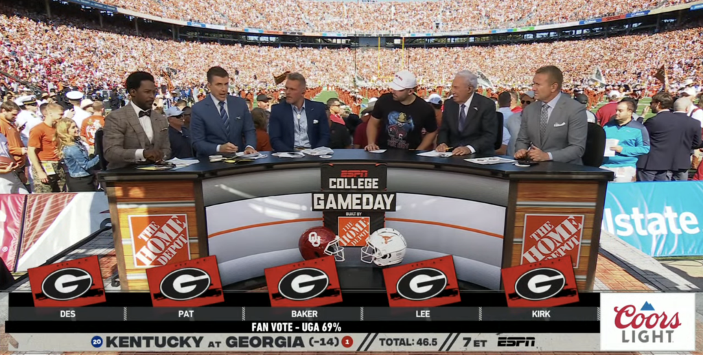 ESPN College GameDay picks conference champions and College