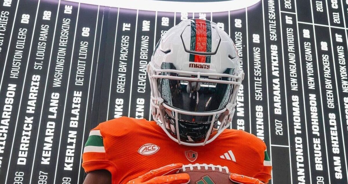 Bigtime addition to recruiting class: Miami Hurricanes land 4-star WR Ny  Carr, a former Georgia commit